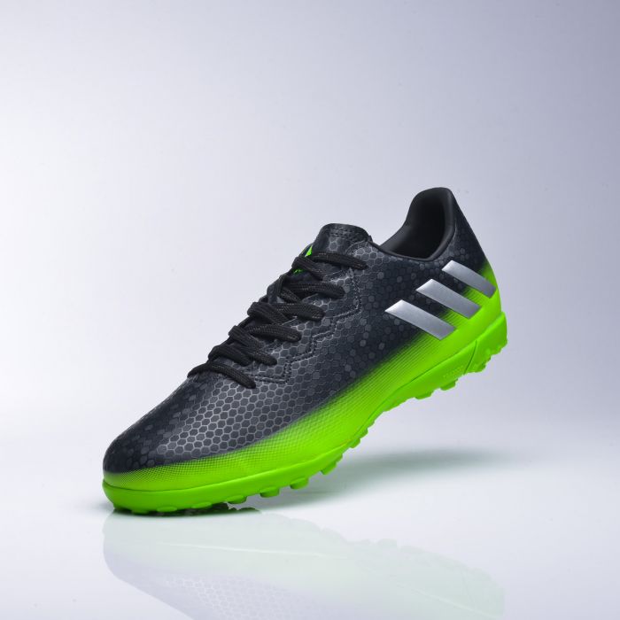 botines adidas negro con verde