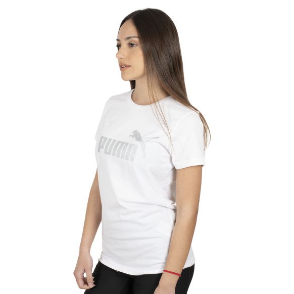 Remera Puma Essentials Metallic Logo Sportstyle