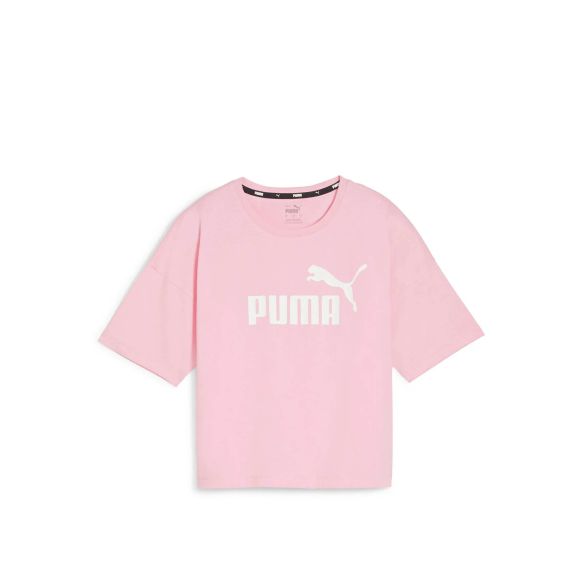 Remera Puma Essentilas Cropped Logo Sportstyle