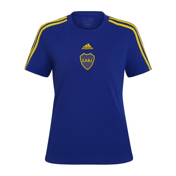 Remera Adidas Boca Juniors 2024 3 Stripes