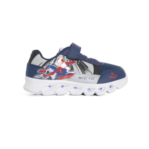 Zapatillas Footy Spiderman Con Luz Kids