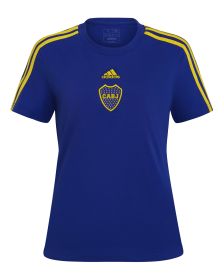 Remera Adidas Boca Juniors 2024 3 Stripes